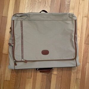 Vintage Ghurka No. 171 Quattro Leather and Canvas Garment Bag